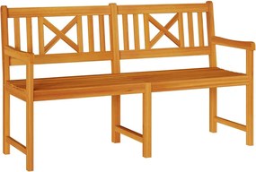 vidaXL Bancă de grădină Maro 150 x 56 x 90 cm Lemn Solid de Acacia