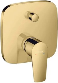 Baterie cada - dus incastrata Hansgrohe Talis E monocomanda auriu lucios