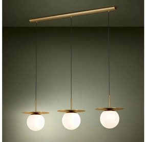 Lustră pe cablu Eglo 39953 ARENALES 3xE27/40W/230V auriu