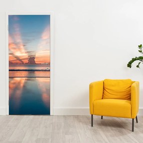 Fototapet pentru ușă - Raze de soare deasupra plajei de Dayton (95x205cm)