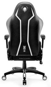 Scaun gaming Diablo X-One 2.0 King Size: negru-alb