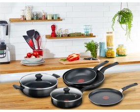 Tefal SIMPLY CLEAN oală joasă cu capac, diametru 28 cm