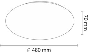 Plafonieră LED/45W/230V 3000K/4000K/6400K