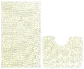 Restilo Set de covorașe baie Bati alb, 2 buc 50 x 80 cm, 40 x 50 cm