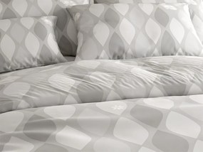 Lenjerie de pat din microfibra RAINE gri Dimensiune lenjerie de pat: 2 buc 70 x 90 cm | 200 x 220 cm