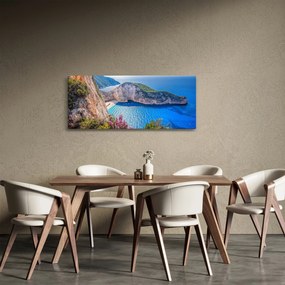 Tablou - Plaja Navagio, Grecia (120x50 cm)