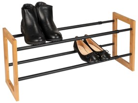 Pantofar negru/în culoare naturală telescopic din metal Ecori – Wenko