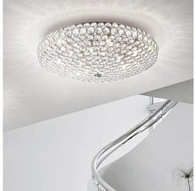 Plafonieră LED de cristal Ideal Lux KING 9xG9/3W/230V d. 53,5 cm crom