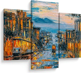 Tablou - Telecabină, San Francisco (90x60 cm)