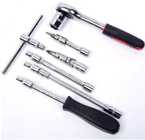 Set instrumente Schwartsmann SW-171PCS, 171 piese, Cufar, Crom