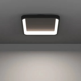 Eglo 901911 - LED RGBW Plafonieră dimabilă LORETELLO-Z LED/20W/230V 35x35cm negru