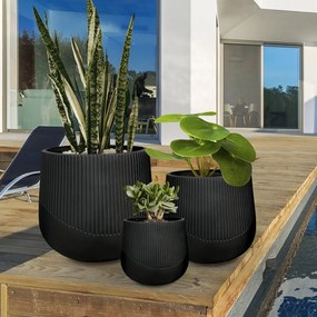 Set de 3 jardiniere decorative Kioto