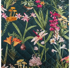 Cuvertura de pat MYSTIC GARDEN verde inchis Dimensiune: 170 x 210 cm