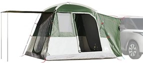 vidaXL Cort auto pentru 4 persoane, verde, impermeabil