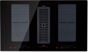 Klarstein Full House Down Air System, aragaz cu inducție + hotă, 477 m³/h, clasa de eficiență energetică A