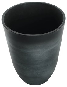 Ghiveci, plastic / gri, PIEDOR