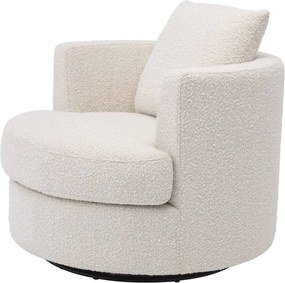 Fotoliu pivotant design elegant LUX Felix, crem 113960 HZ