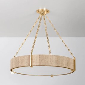 Lustra suspendata design LUX, Franghia Abaca, Quebec 78cm