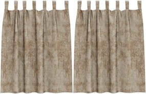vidaXL Cortine din catifea 2 pcs Șampanie 140 x 140 cm Catifea