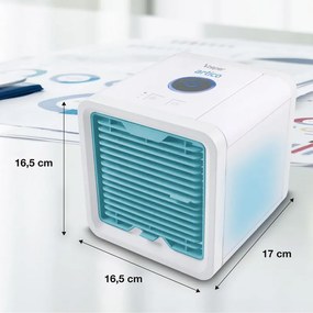 Resigilat: Racitor de aer Beper P206RAF200, 5 W, 3 viteze, Autonomie 8 ore, 750 ml, LED, USB, Alb
