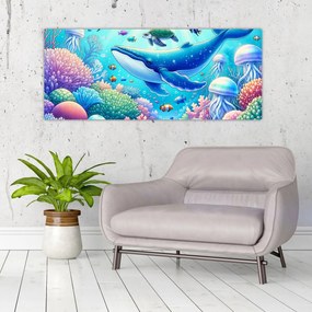 Tablou – Lume subacvatică (120x50 cm)