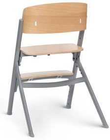 Scaun de masă pentru copii 3 în 1 KINDERKRAFT SELECT LIVY Premium stejar + șezlong CALMEE