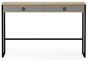 Masă de toaletă Demandaron (taupe + stejar silverjack). 1116804