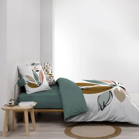 Lenjerie de pat albă din bumbac pentru pat dublu, extinsă 240x220 cm Octavia – douceur d'intérieur