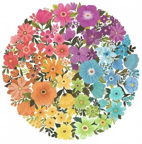 PUZZLE CERC FLORI, 500 PIESE - RAVENSBURGER (RVSPA17167)
