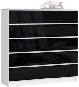 Comodă Kapil III (Negru lucios ). 1069736
