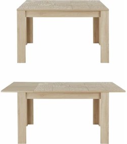 Masă extensibilă pentru dining ARIA, stejar Sonoma