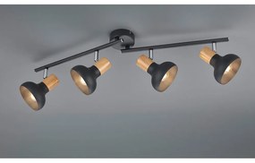 Spot negru mat ø 10 cm Latika – Trio