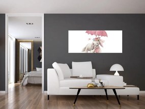 Tablou - Animăluț în acuarelă N⁰3 (120x50 cm)