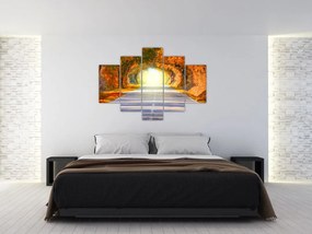 Tablou - Poarta din copaci (150x105 cm)