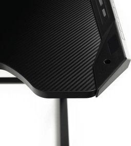 Birou PC/birou gaming, negru, JADIS