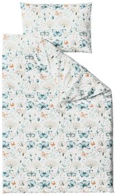 Lenjerie de pat din bumbac creponat pentru patut Renforcé ELIVINE albă Dimensiune lenjerie de pat: 45 x 65 cm | 90 x 140 cm