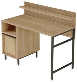 Masă de scris Onaferra 16 (Nuc + Stejar + negru). 1106640