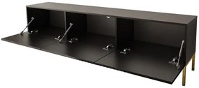 Mobilier living Madrealla II (Alb + lucios Alb + auriu) . 1104559