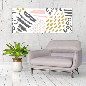 Tablou - Accidente vasculare cerebrale abstracte (120x50 cm)