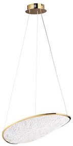 Lustra suspendata lumina decorativa LED Empire 17W auriu