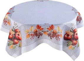 decoDoma Față de masă centrală cu imprimeu MERE DE TOAMNĂ 85 x 85 cm