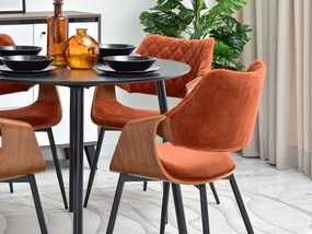 Scaun Rolf K (cupru + negru). 1111256
