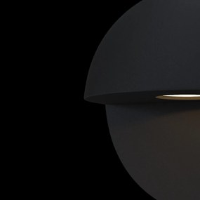 Aplica LED iluminat exterior IP55, design modern, 9cm Mezzo negru MYO033WL-L7B3K