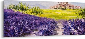 Tablou - Provence, Franța, pictură în ulei (120x50 cm)