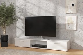 Comodă TV, 176x40x28 cm, Aridea, ADRK Furniture (Culoare: Choco)
