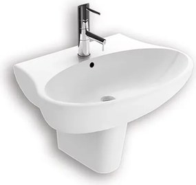 Lavoar suspendat Hatria Nido alb 62 cm