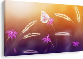 Tablou - Fluture roz (90x60 cm)