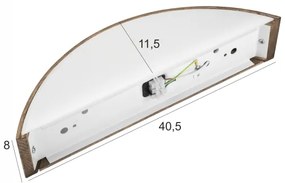 Aplică LED Brilagi CARVALHO 1xE27/60W/230V nuc stejar