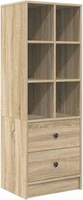 vidaXL Bufet cu sertar Stejar Sonoma 45,5 x 34 x 127 cm