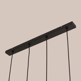 Lustră suspendată pe cablu GAMBIT 4xGU10/10W/230V neagră